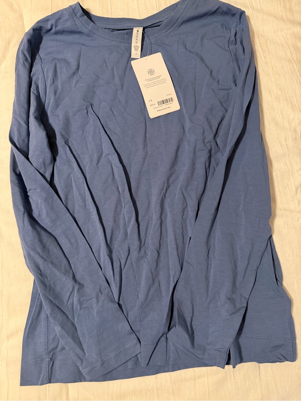Light Blue Long Sleeve Women’s Shirt